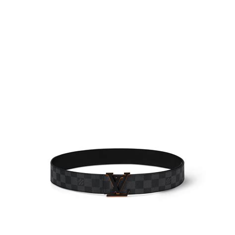 LV Optic 40mm Reversible Belt Damier Graphite .